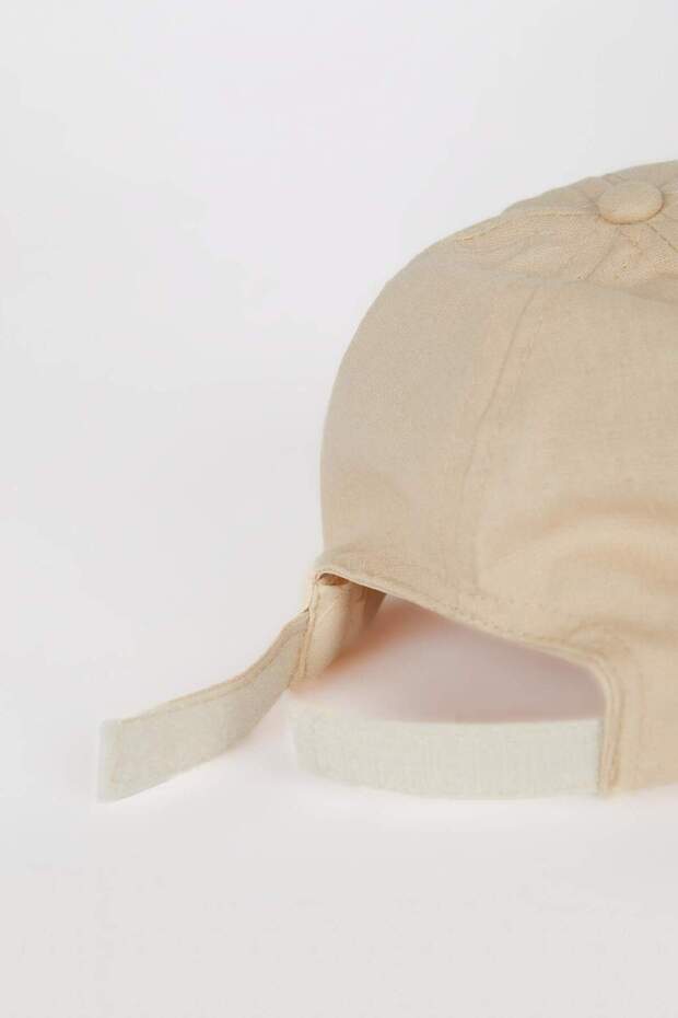 Kız Çocuk Nakışlı Keten Karışımlı Cap Şapka D8425A825SM - 7