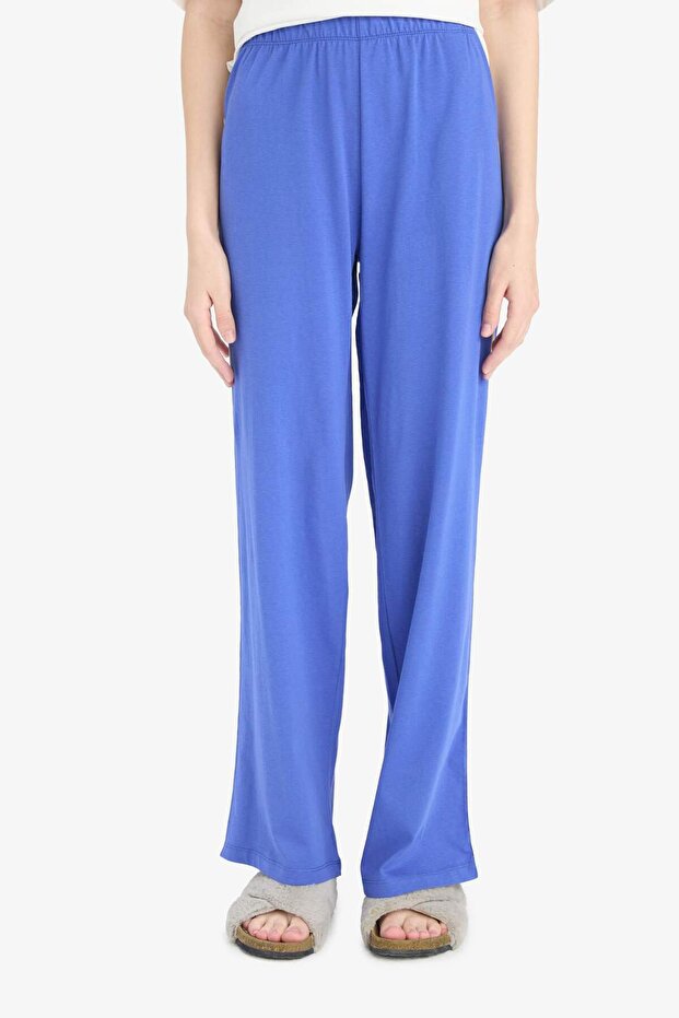 Pijama Takımı Kısa Kollu Üst Esnek Belli Uzun Alt-Fall in Love E0260AX25SP - 6