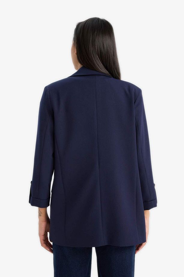 Regular Cepli Apoletli Blazer Ceket F3694AX25SM - 7