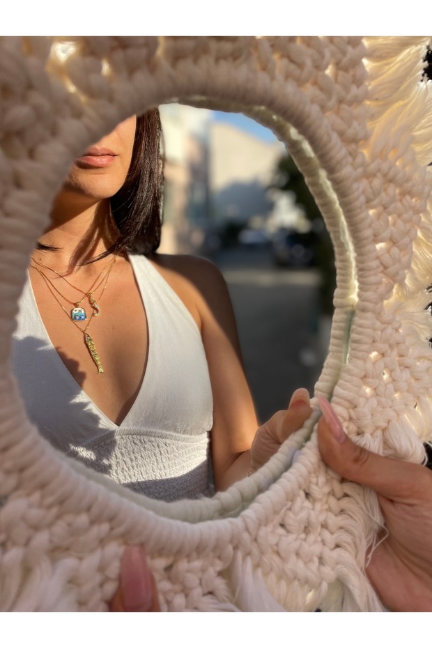 Hareketli Balık Çelik Kolye - 2