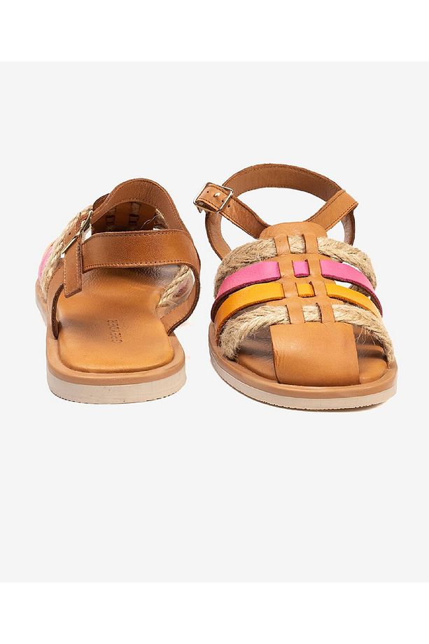 Kadın Taba Hakiki Deri Sandalet 3Y2CS50762 - 6