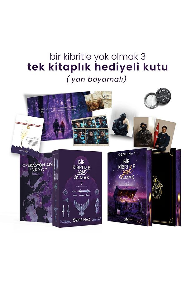 Bir Kibritle Yok Olmak 3 - Hediyeli Yan Boyamalı Kutu - 1