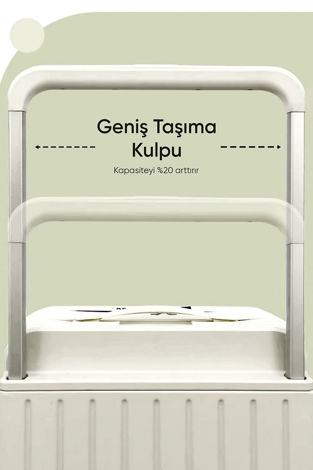 Mn-710 Lumina Serisi SARI Premıum Notebookgözlü Valiz - 6