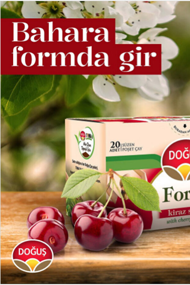 شاي أعشاب بمقبض الكرز 20 قطعة - 2