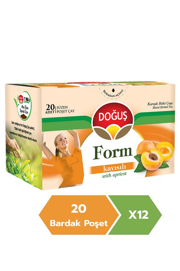 Form Kayısılı Bitki Çayı 20’li X 12 Adet - 1