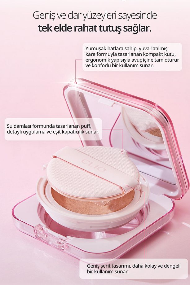 Hyalüronik Asit Içerikli Kill Cover Mesh Glow Essential Cushion Set (21N LİNEN) Spf50 Pa - 8