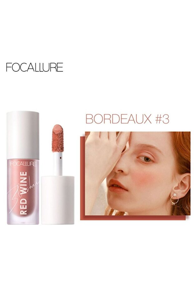 Hangover Red Wine Blusher Long Lasting -#3 Bordeaux