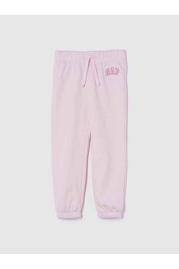Kız Bebek Pembe Gap Logo Pull-On Jogger Eşofman Altı - 1