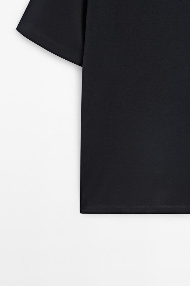 %100 merserize pamuklu t-shirt - 7