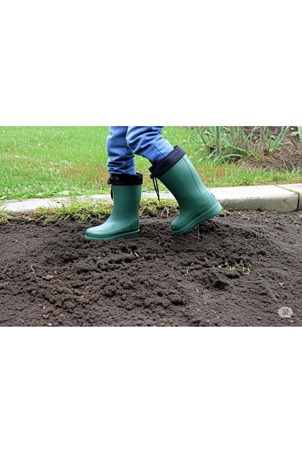 Konçlu Boy's Rain Boots 26-35 Green