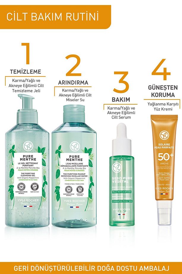 Spf 50 Yüksek Korumalı Yağlanma Ve Leke Karşıtı Yüz Güneş Kremi/Solaire Peau Parfaite-40 ml - 8