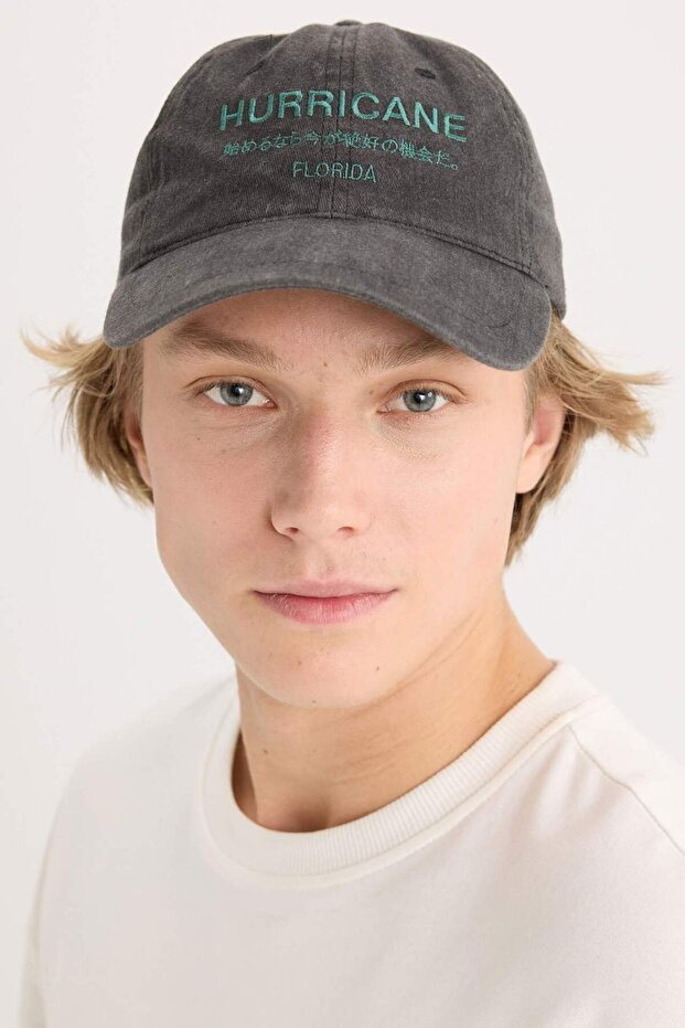 Men's Label Printed Woven Baseball Basketball Cap D9206Ax25Sm