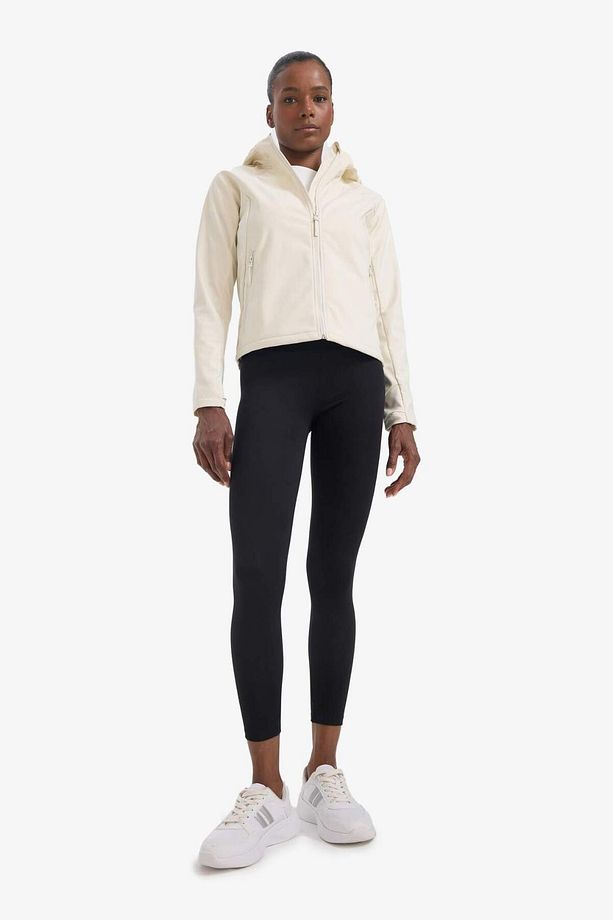 DeFactoFit Su İtici Regular Fit Kapüşonlu Fermuarlı Softshell Mont D6088AX25SP - 2
