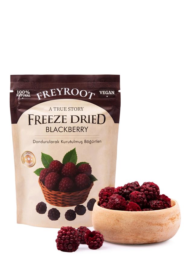 Dondurularak Kurutulmuş Böğürtlen – Freeze Dried Sağlıklı Çıtır Böğürtlen – Katkısız Meyve Kurusu - 6