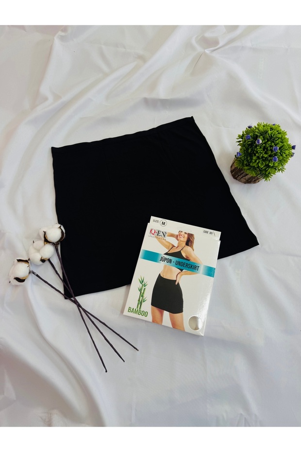 Bambu Mini Jüpon , Etek Astarı - 2