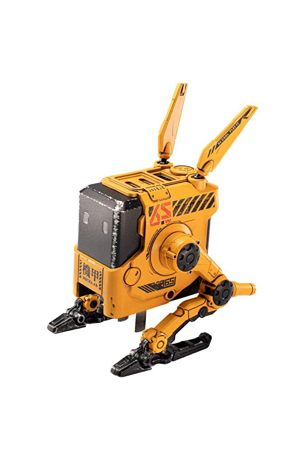 Alpha65 Sarı Özel Seri Robot Figürlü 65W Hızlı Şarj Adaptörü - 3
