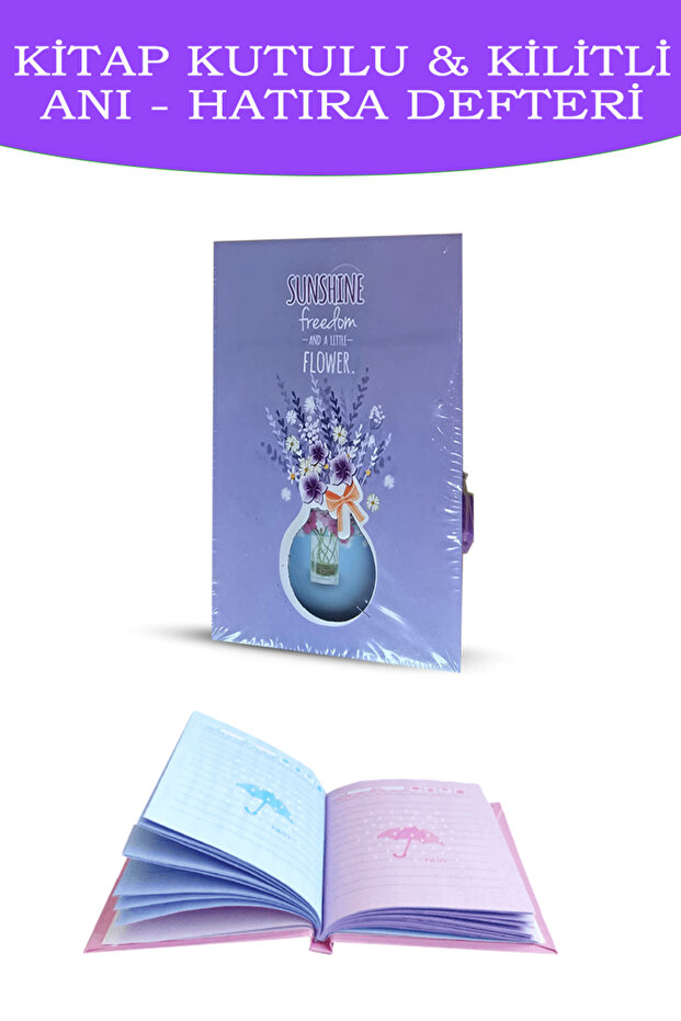 Book Boxed-Locked Memory Scrapbook