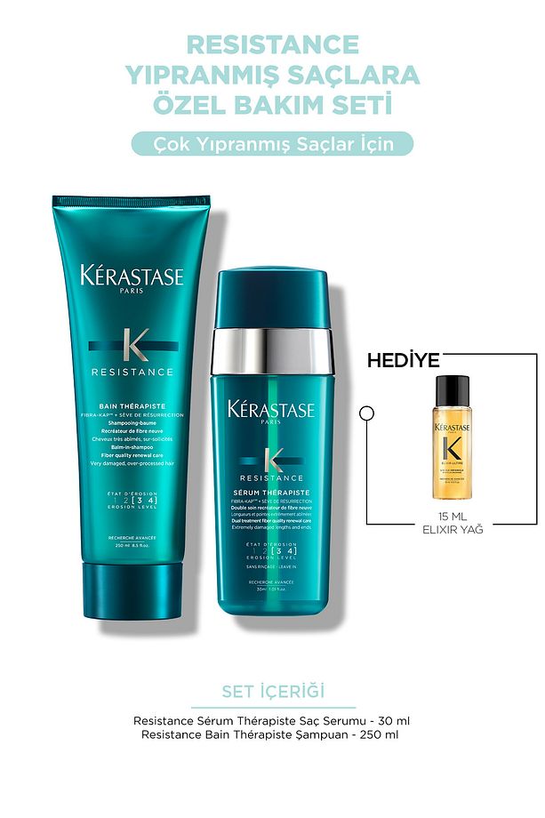 Resistance Yıpranmış Saçlara Özel Bakım Seti - Şampuan & Serum - 1