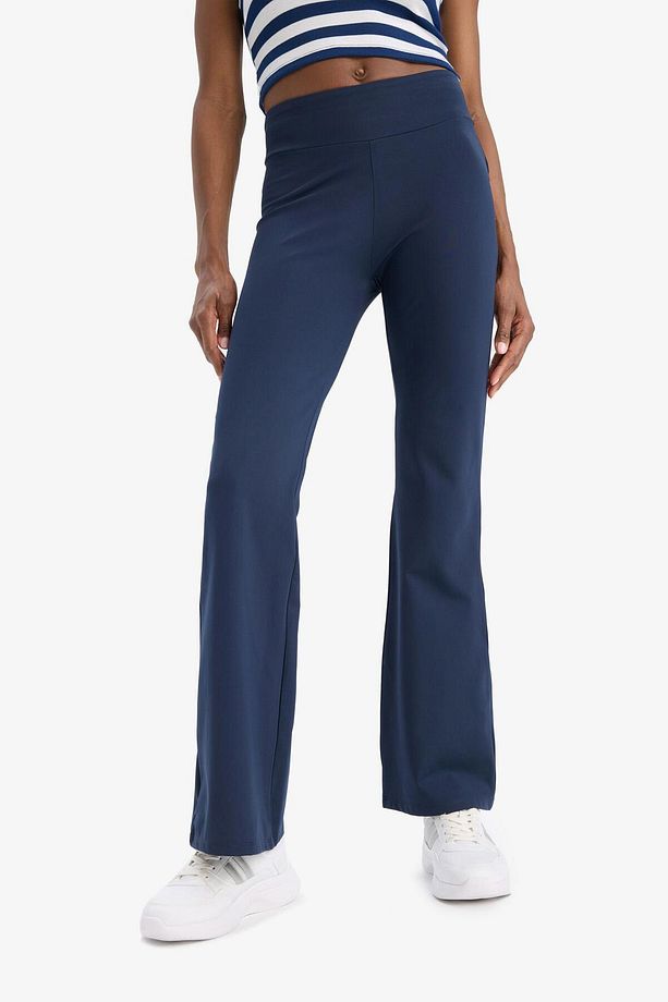 DeFactoFit Flare Fit Geniş Paça Sporcu Uzun Pantolon E7757AX25SP - 6