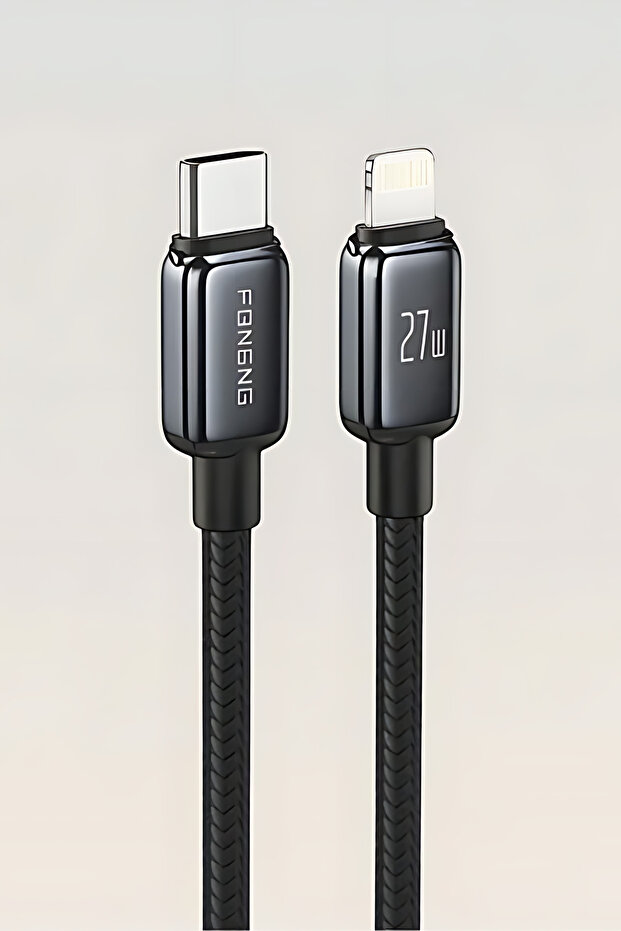 27W Iphone Type-c To Lightining Foneng Hızlı Şarj Kablosu 1 Metre 7 8 X Xr 11 12 13 14 Pro Max Plus - 1