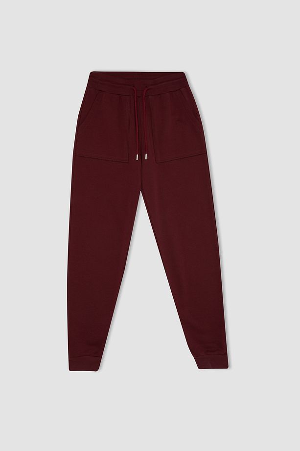 Regular Fit Jogger Eşofman Altı Basic Düz Beli Lastikli Bağcıklı Cepli V2699az24wn - 8
