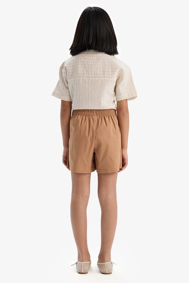 Kız Çocuk Gabardin Pileli Şort Etek E2648A825SM - 7