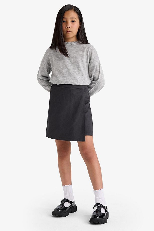 Kız Çocuk Beli Lastikli Gabardin Şort Etek F1434A825AU - 3