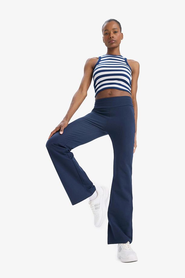 DeFactoFit Flare Fit Geniş Paça Sporcu Uzun Pantolon E7757AX25SP - 3