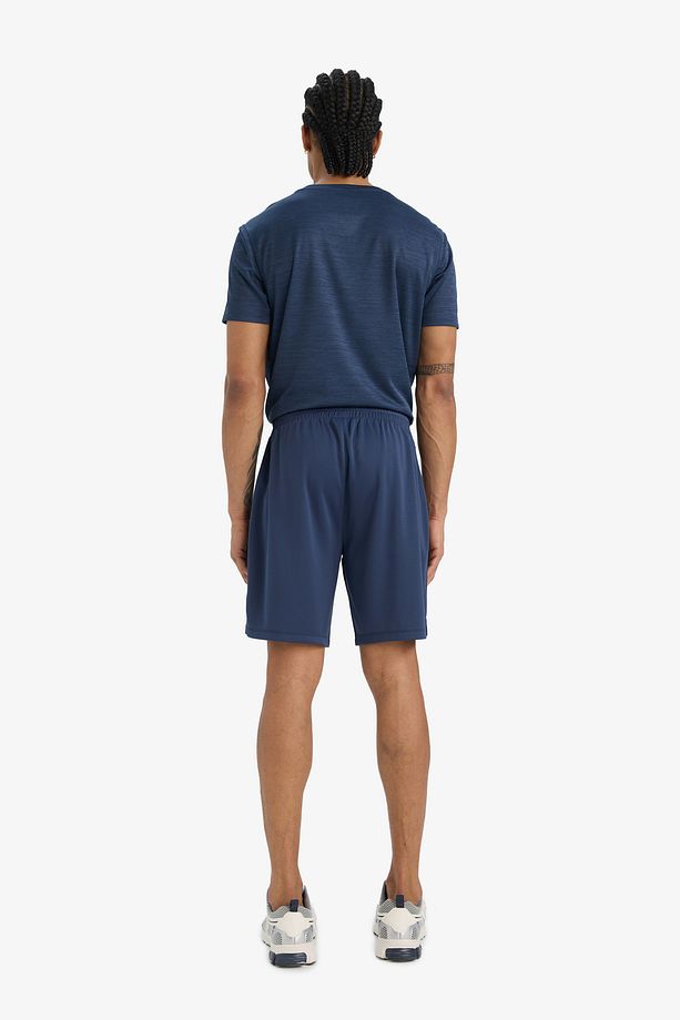 DeFactoFit Standart Fit Çabuk Kuruyan Nefes Alabilen Kumaş Sporcu Kısa Paça Şort E9753AX25AU - 7
