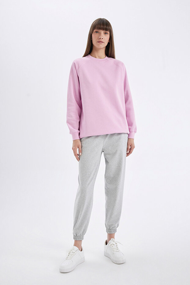 Jogger High Waist Thin Sweatshirt Trousers