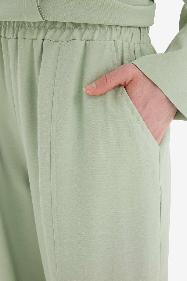Esnek Belli Basic Düz Modal Harem Pantolon F1370ax25sm - 6