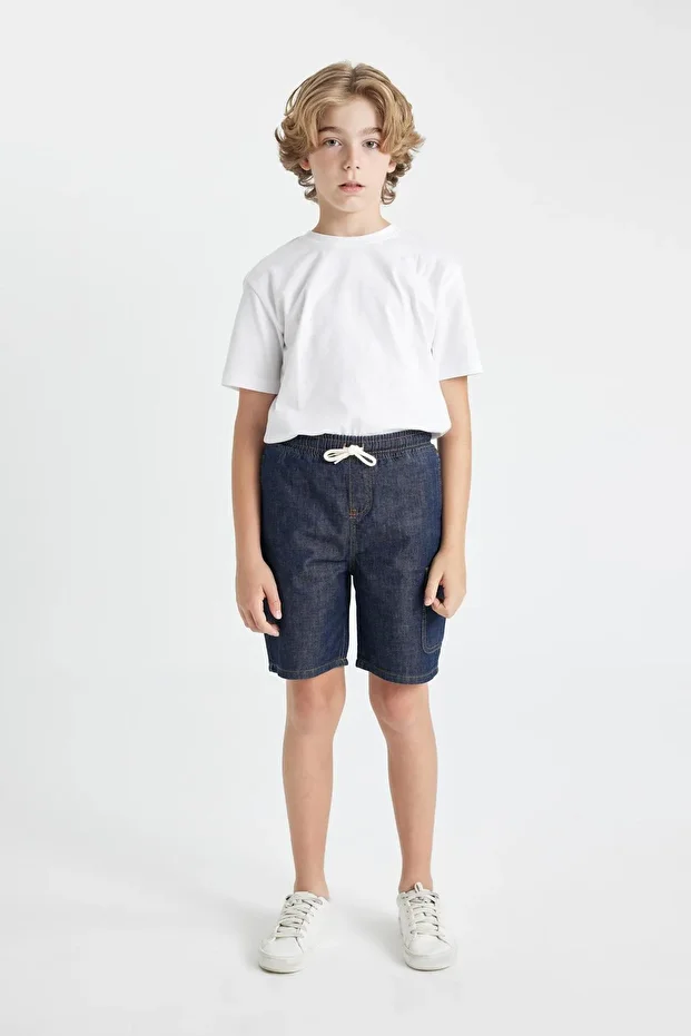 Erkek Çocuk Jean Şort D2687A824SM - 3
