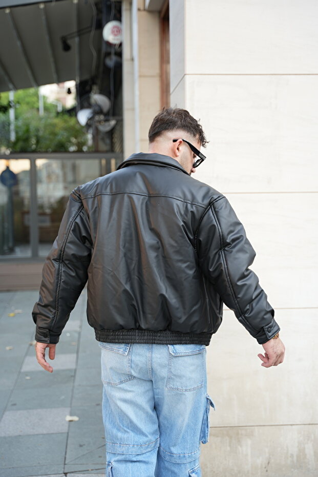 ERKEK KIŞLIK DERİ MONT - 7