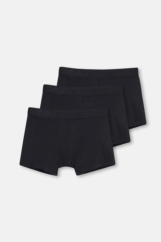 Siyah Basic Modal 3'lü Boxer - 1