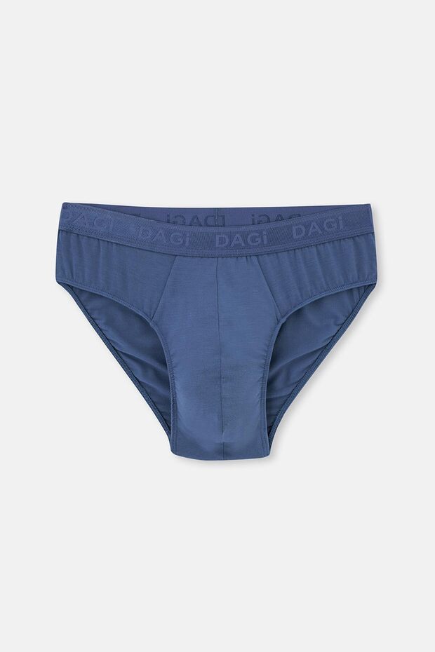 Indigo Plain Micro Modal Slip - 1