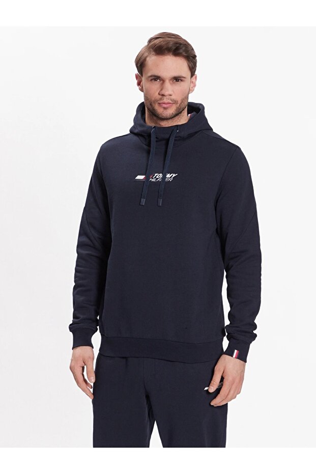 Essentials Regular Fit Kapşomlu  Sweatshırt - 1