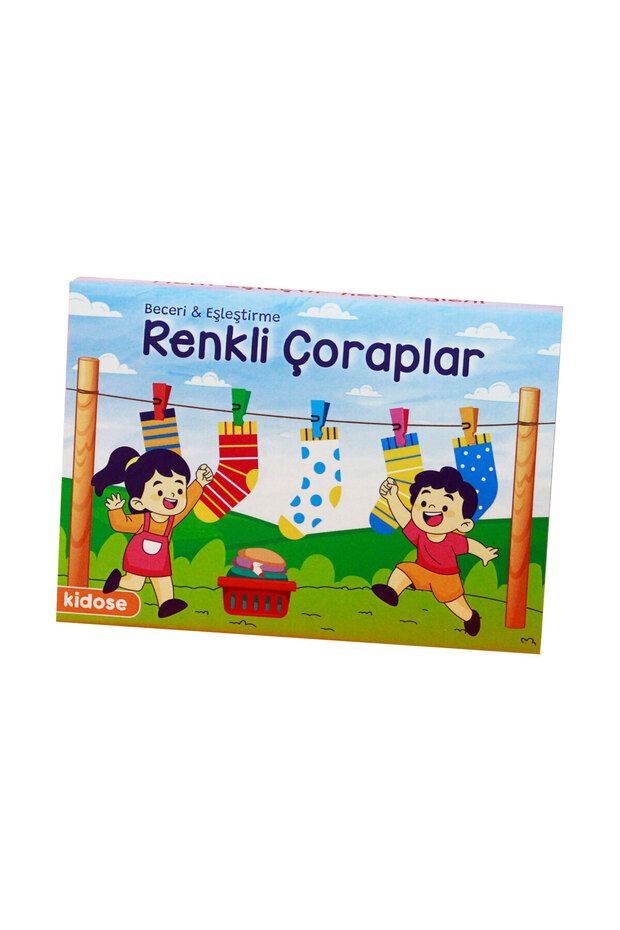 KiDoSe Eğitici Çorap Eşleştirme Oyun Kiti - (Sock Matching Game Kit) - 2