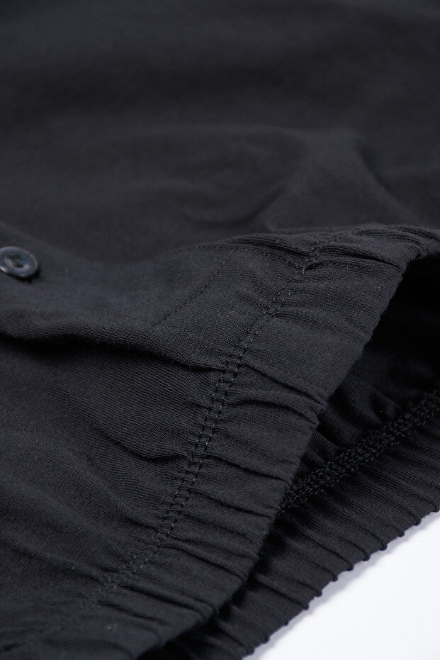 Siyah Pamuklu 2'li Boxer - 4