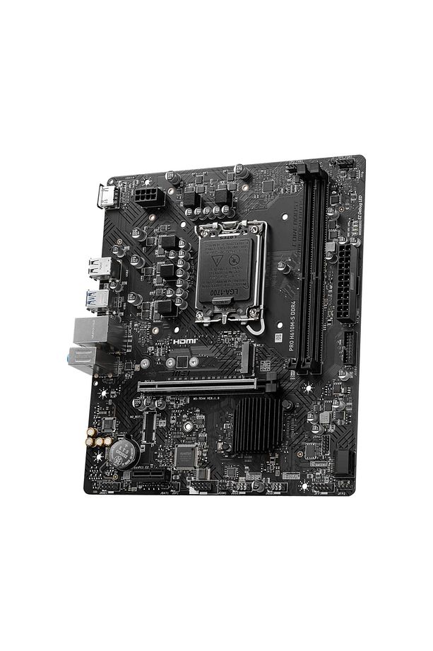 Pro H610M-S DDR4 (3200MHz)OC M.2 HDMI PCIe 4.0 1700P mATX Anakart - 2
