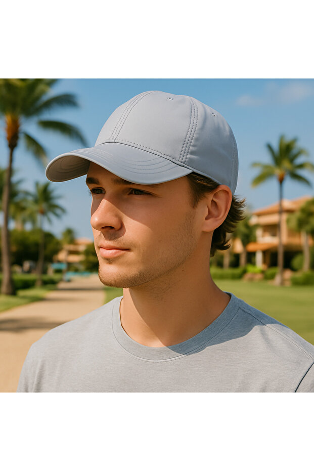 Micro Sport Plain Flat Hat - 1