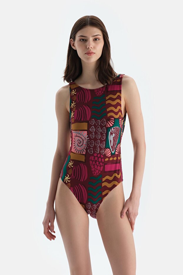 Multicolor Halter Yaka Mayo - 4
