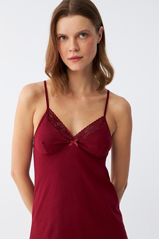 İp Askılı Penye Gecelik 367 - 2