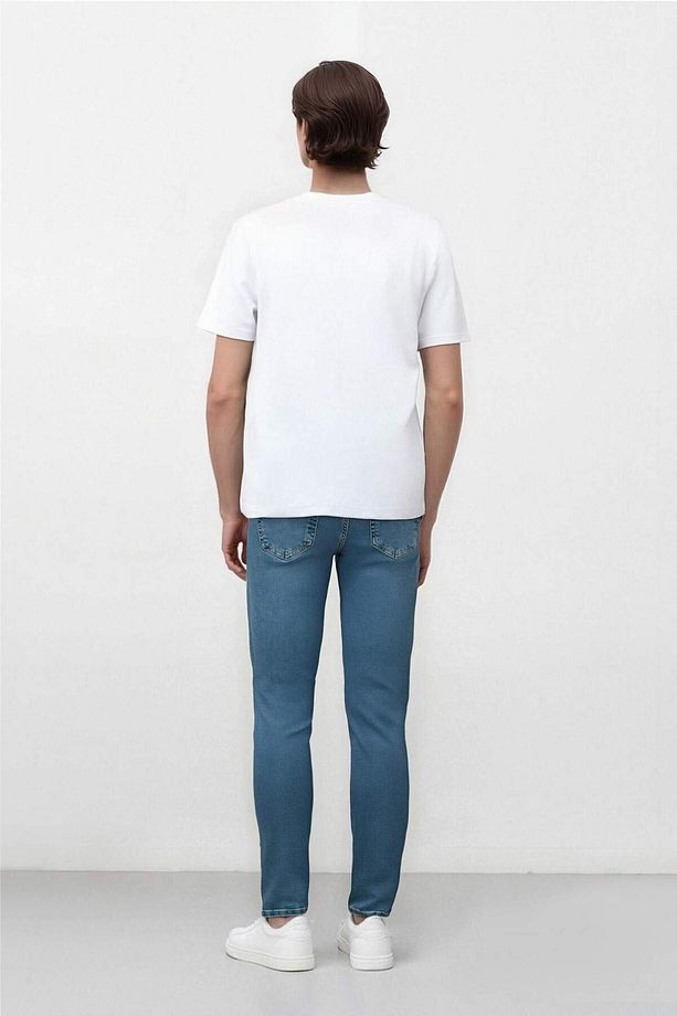 Pedro Slim Fit Dar Kalıp Normal Bel Dar Paça Jean Pantolon E3366AX25SP - 7