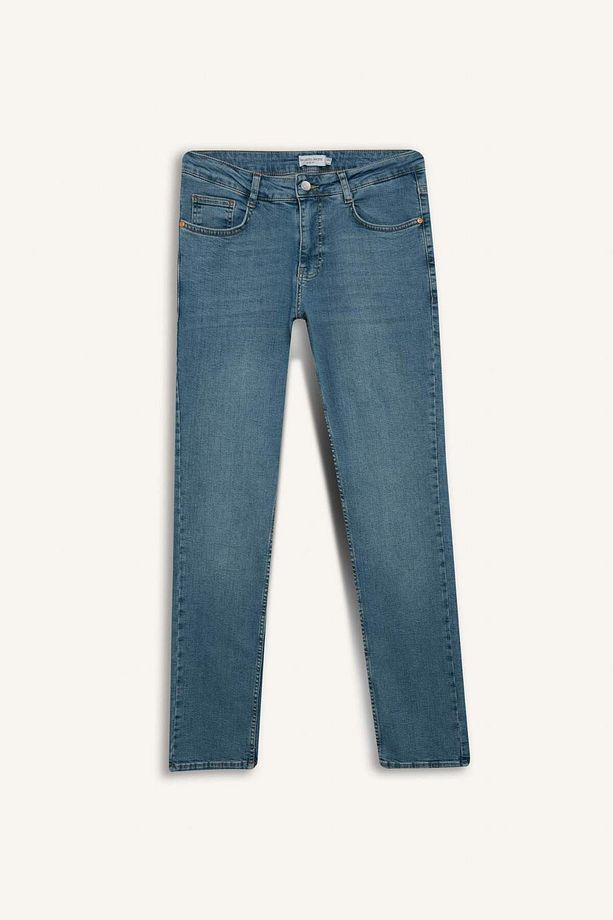 Pedro Slim Fit Dar Kalıp Normal Bel Dar Paça Jean Pantolon E3366AX25SP - 8