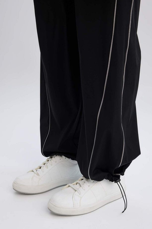 DeFactoFit Wide Leg Geniş Paça Cepli Sporcu Dokuma Pantolon C9414AX25SP - 7