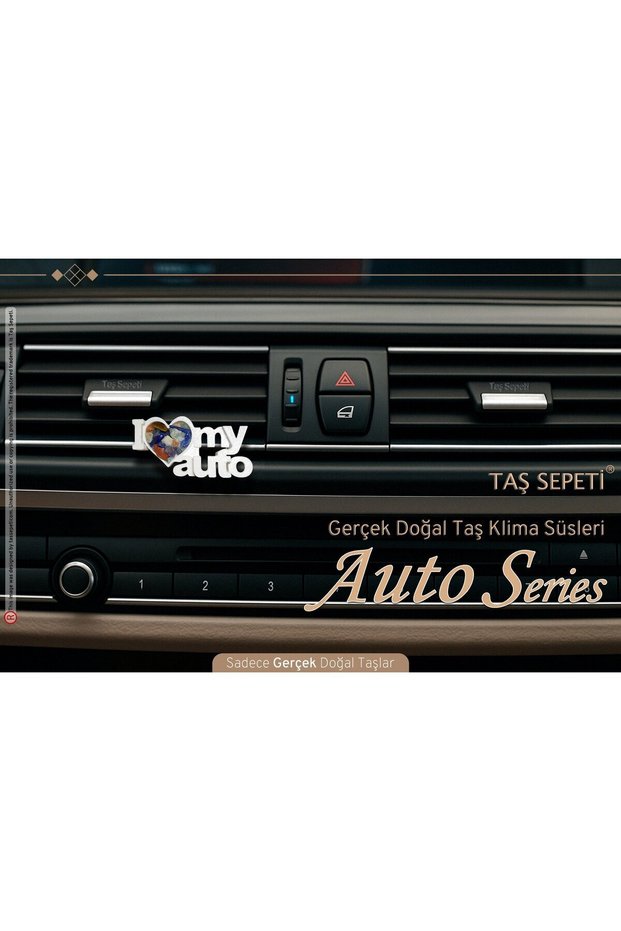 Car Air Conditioner Ornament I Love My Car I Love My Auto 7 Chakra Stones Auto Series Glove Box Ornament