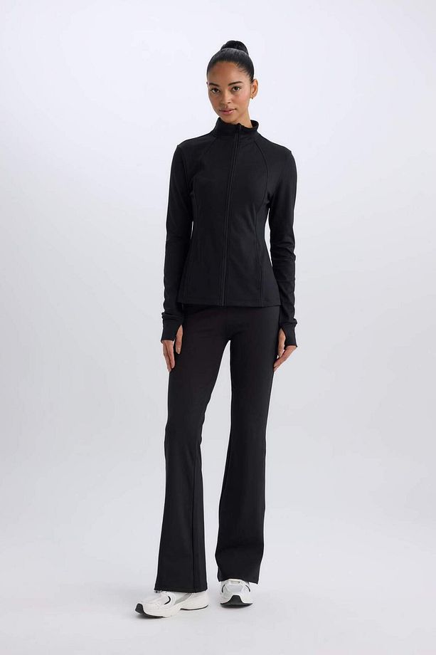 DeFactoFit Flare Fit İspanyol Paça Standart Boy Sporcu İnce Pantolon D7197AX25SP - 2