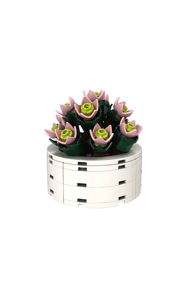 BLX Flower Set Gül Buketi 98 Parça Blok Yapım Seti - 4
