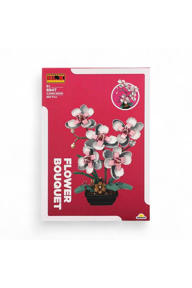 BLX Flower Set Orkide 660 Parça Blok Yapım Seti - 4