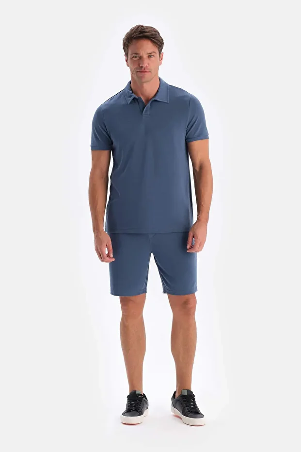 Indigo Cepli Bağcıklı Modal Pike Şort - 6